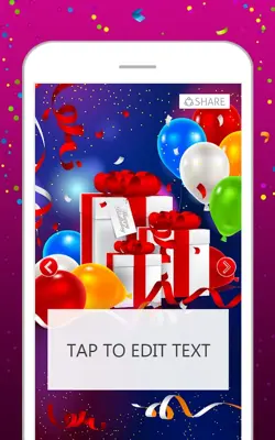 Happy Birthday Card Maker android App screenshot 0