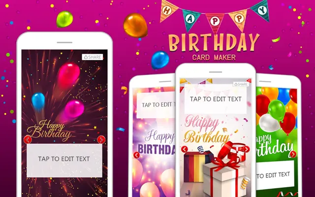 Happy Birthday Card Maker android App screenshot 3